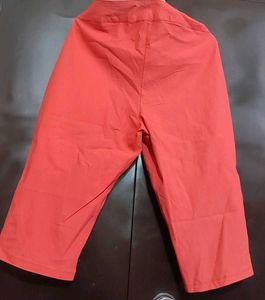 Coral Color Capri For Girl Or Woman 34 Waist
