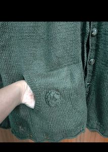 Handmade Olive Sweater