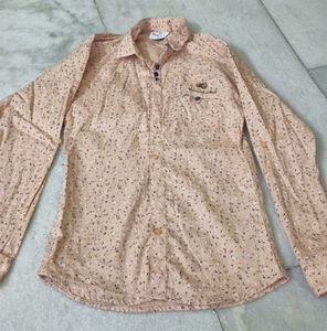 Floral long sleeve button-down shirt