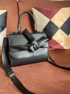 Matte Black Handbag For Women