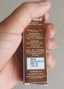 M Caffeine Cocoa Kiss Creamy Matte Lipstick