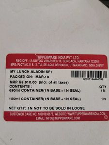 Vintage Aladdin Tupperware
