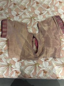 pink multi saree