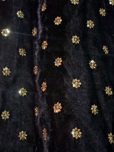 Vintage Velvet Mini Kurta