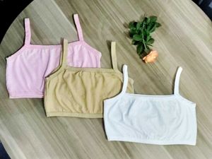 3-Pack Bra Strap Tanks 🌸