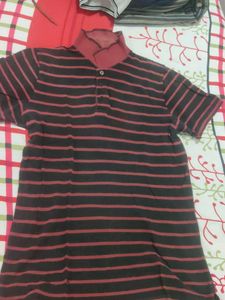 WrognStriped Polo T-Shirt
