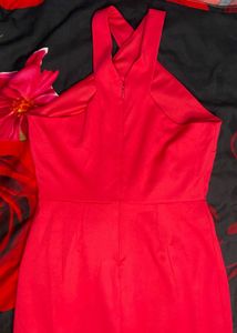 Vero Moda Hot Pink Halter Dress