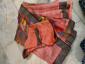 Printed Saree with Blouse Piece