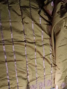 Elegant Mustard Brown Saree