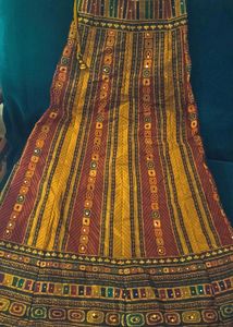 Ethnic Skirt with Mirror Work