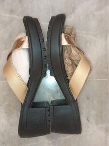 New Black And Gold Heels