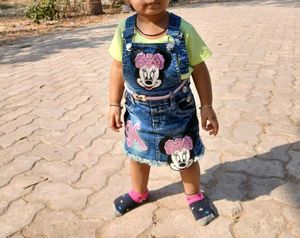 Cute Denim Jumper Dress