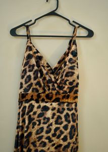 Leopard Print Maxi Dress
