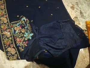 Embroidered Saree with Blouse