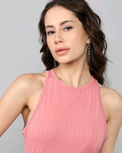 Pink Bodycon Mini Dress