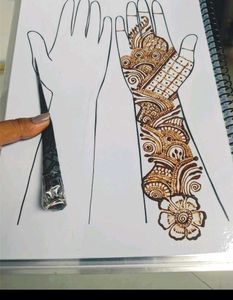 Mehendi Practice Reusable Book