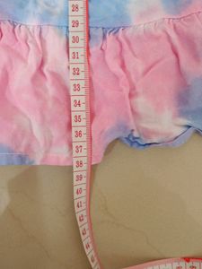 Tie Dye Cotton Beach Wear For Girls