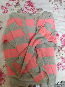 Striped Knit Cardigan