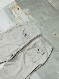 Neutral Cargo Pants waist adjustable