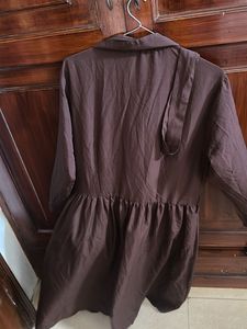 Brown Shirt Dress