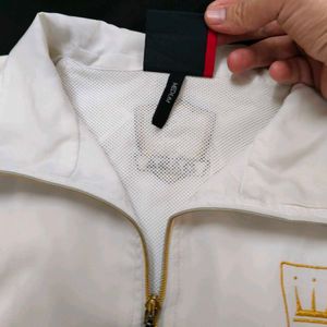 White Summer/ Basketball Type Jacket