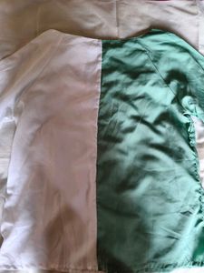 Two-Tone Button-Up Top