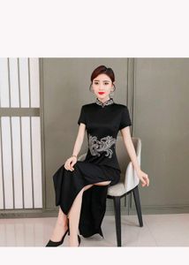Elegant turquoish Black Ethnic Gown