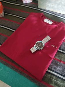 Rolex Watch And Tshirt Combo