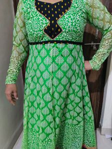 Round Cut Designer Aster Anarkali