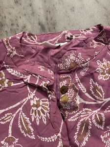 Floral Print Cotton Shirt