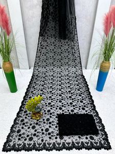 Bollywood Black Net Fabric Saree