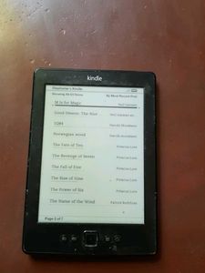 Amazon Kindle Without Backlight