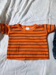 Cute Kids&#39; Denim Overalls Set