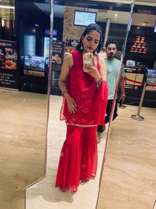 designer sharara set