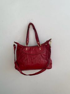 Authentic coach red leather bag