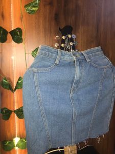 Denim Mini Skirt