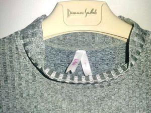 Women's Grey Asymmetric Western Dress