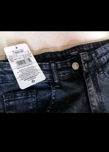 Shein NewBlack Straight Leg Jean