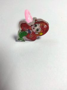 Nail Art Sticker With Bracelet And Ring For Girl