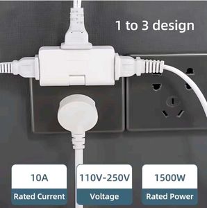 Brand New 3-in-1 multi-plug adapter