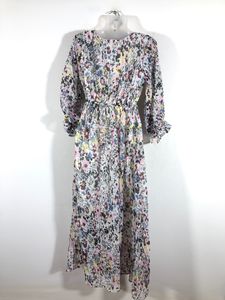 White Printed Dress(Women’s)