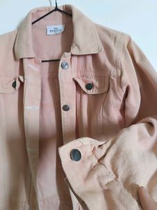 Pink Denim Jacket
