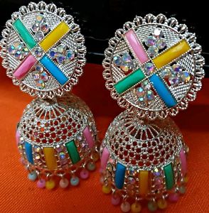 Colorful Jhumka Earrings