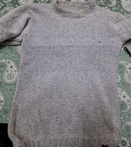 Cozy Gray Knit Sweater