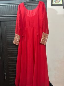 Price Dropped Red Gown