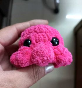 Handmade Crochet Baby Octopus Desk Buddy