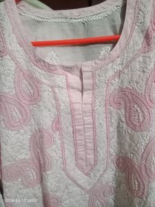 Full Chikankari Kurti