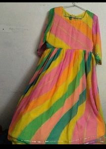 Beautiful Festive Wear Anarkali Set