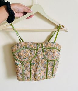 Floral Corset Top