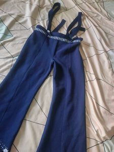Cute Navy Blue Jumpsuit